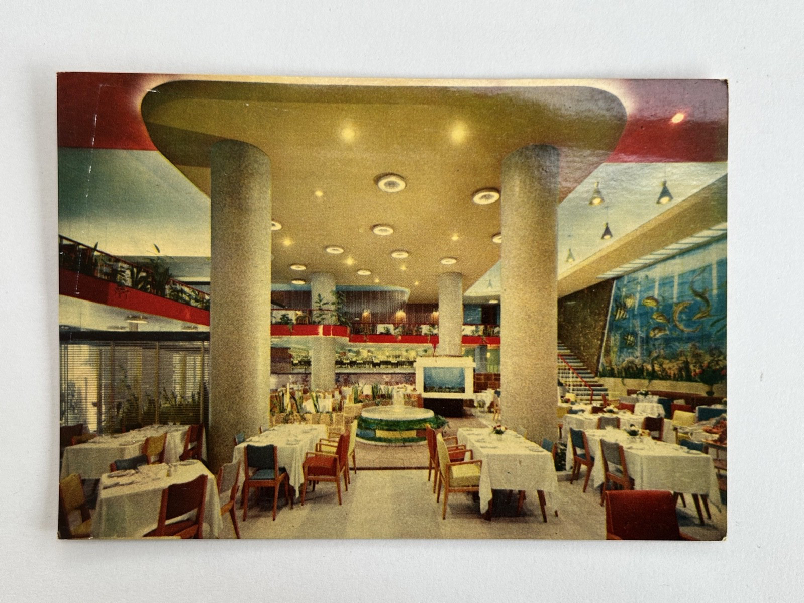 SOLMAR RESTAURANT LISBON PORTUGAL OLD POSTCARD OLD POSTCARD