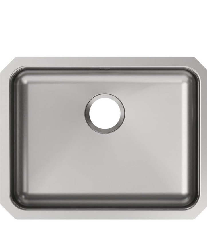 Elkay Lustertone ELUHAD211555 Single Bowl Undermount Stainless Steel ADA Sink