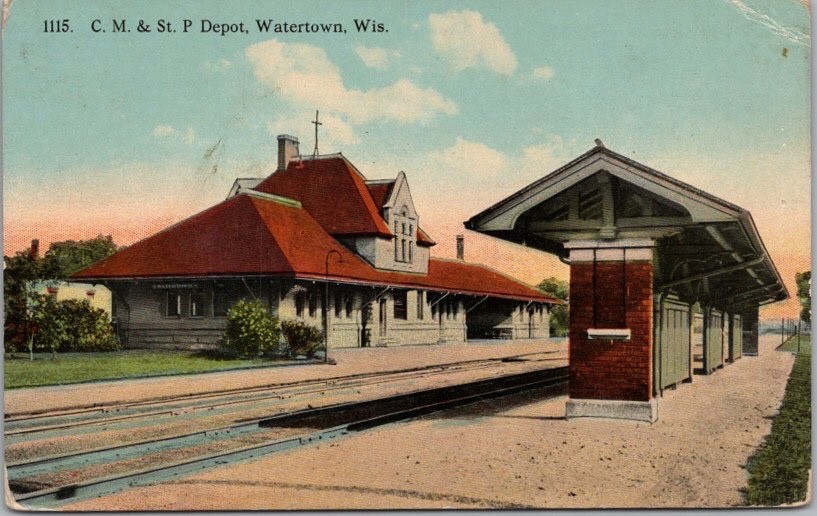 c1910s WATERTOWN, Wisconsin Postcard \