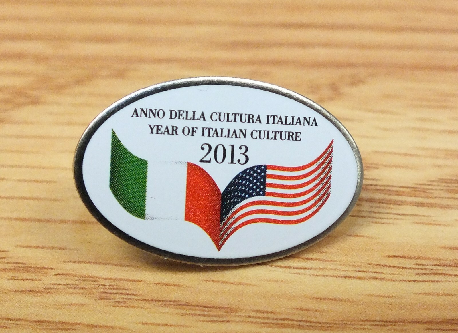 Anno Della Cultura Italiana Year of Italian Culture 2013 Collectible Pin Lapel 