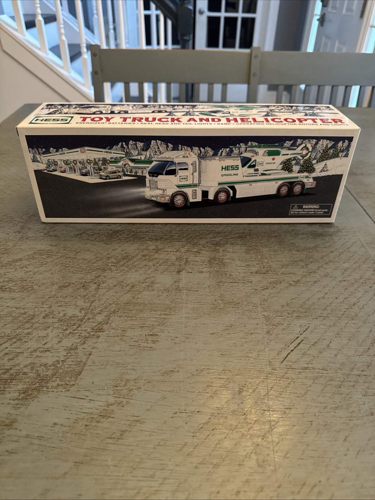 Hess Oil Toy Truck and Helicopter 2006 version with box New