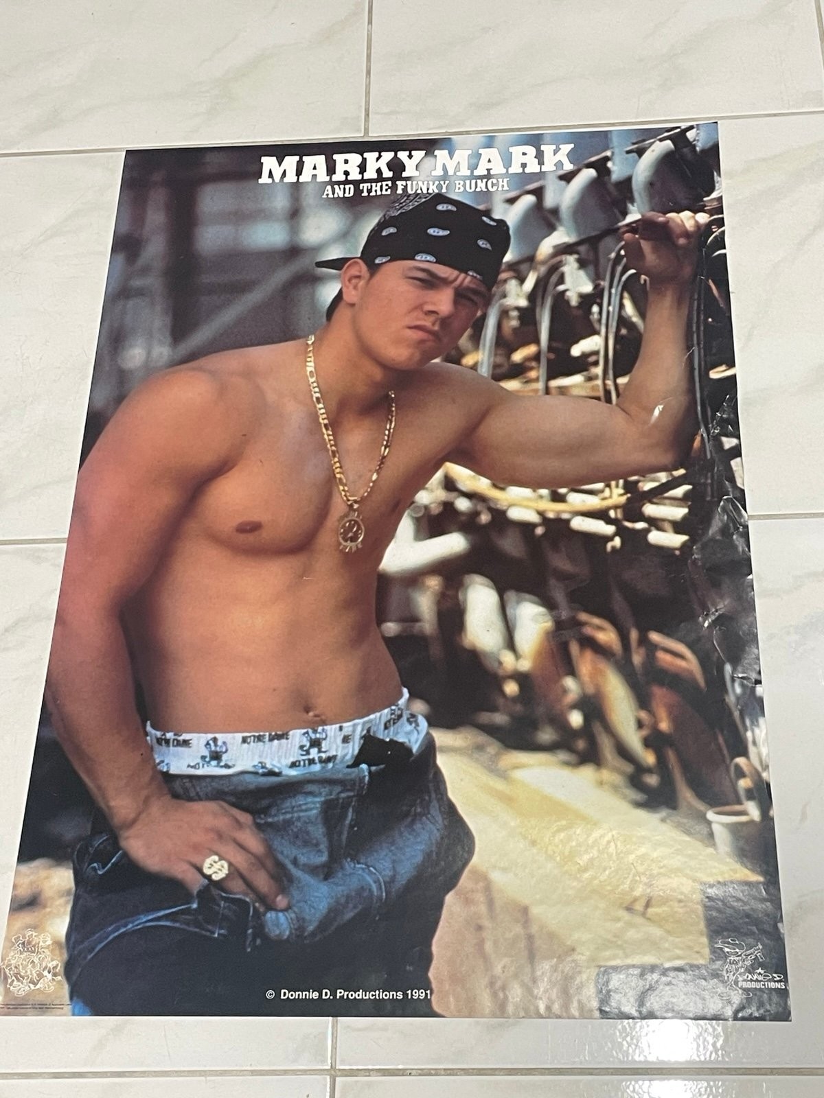 Marky Mark and the Funky Bunch 1991 Poster Vintage 24x34