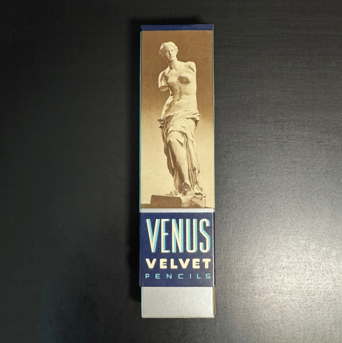 Vintage Venus Velvet 3557 No. 2 Medium Soft Graphite Pencils Original Box 12 NOS