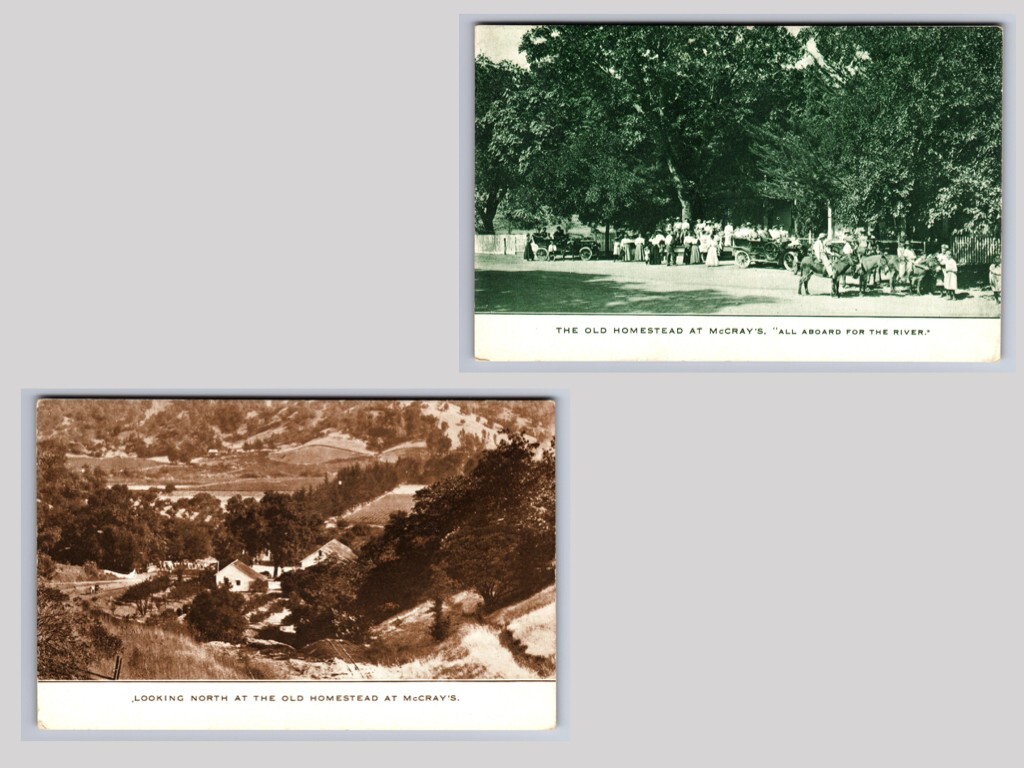 C.1909 LOT 2 CAMP MEEKER, CA THE OLD HOMESTEAD AT MCCRAY\'S Postcards P51 C.1909 LOT 2 CAMP MEEKER, CA THE OLD HOMESTEAD AT MCCRAY\'S Postcards P51