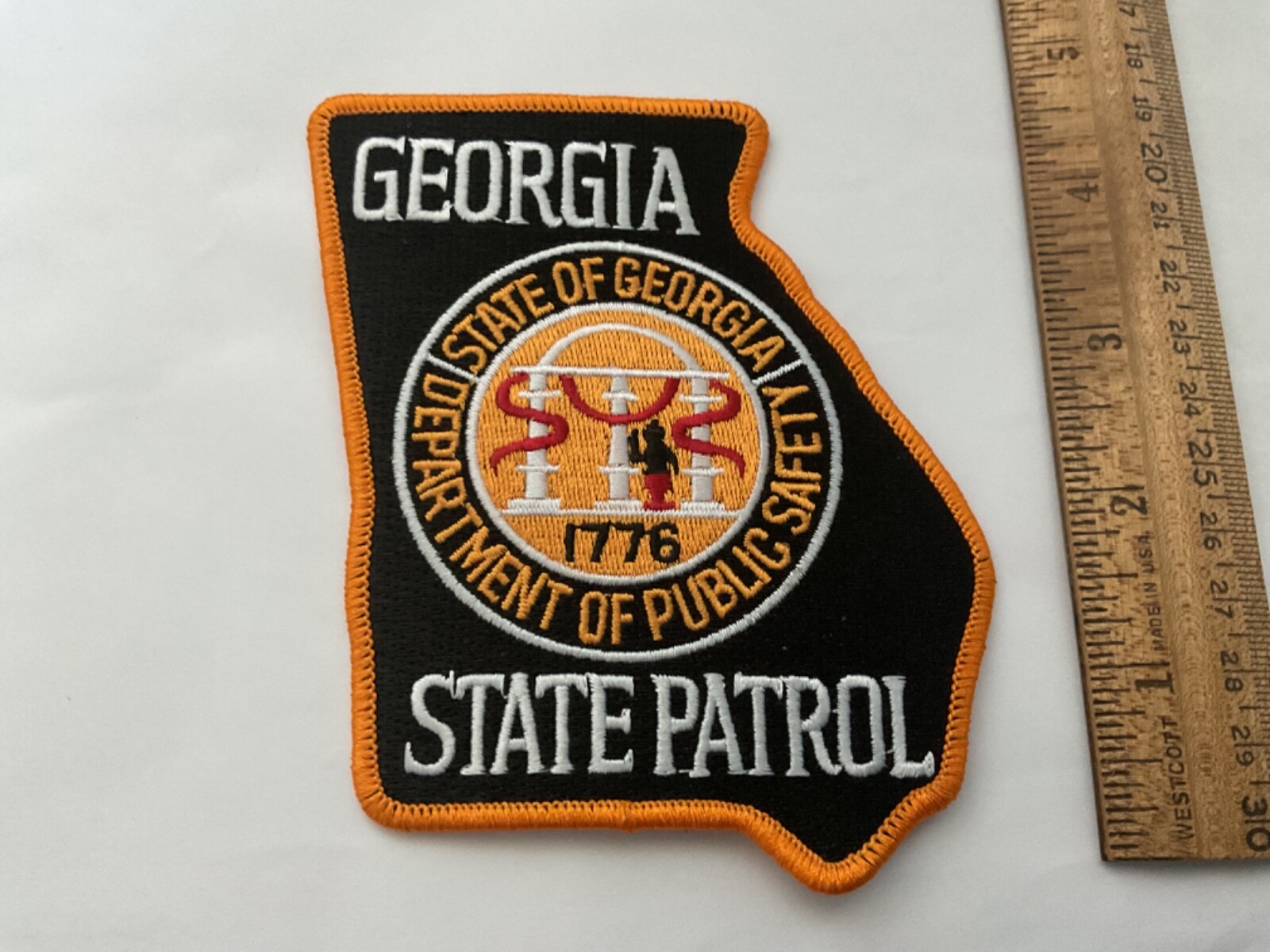 Georgia State Patrol collectable patch new full size, tracking and insured Georgia State Patrol collectable patch new full size, tracking and insured