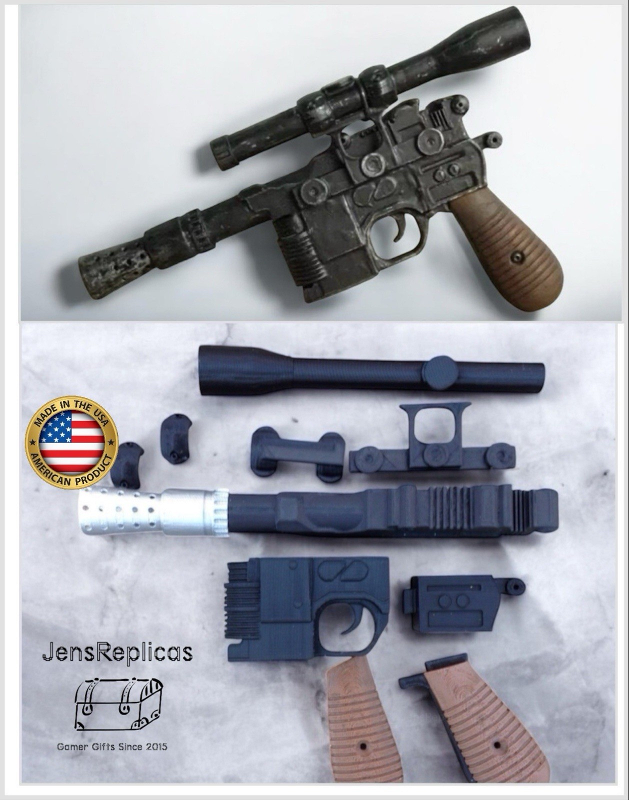 Luke Skywalker DL-44 Star Wars DL44 Kit Model Unassembled Cosplay Prop Replica