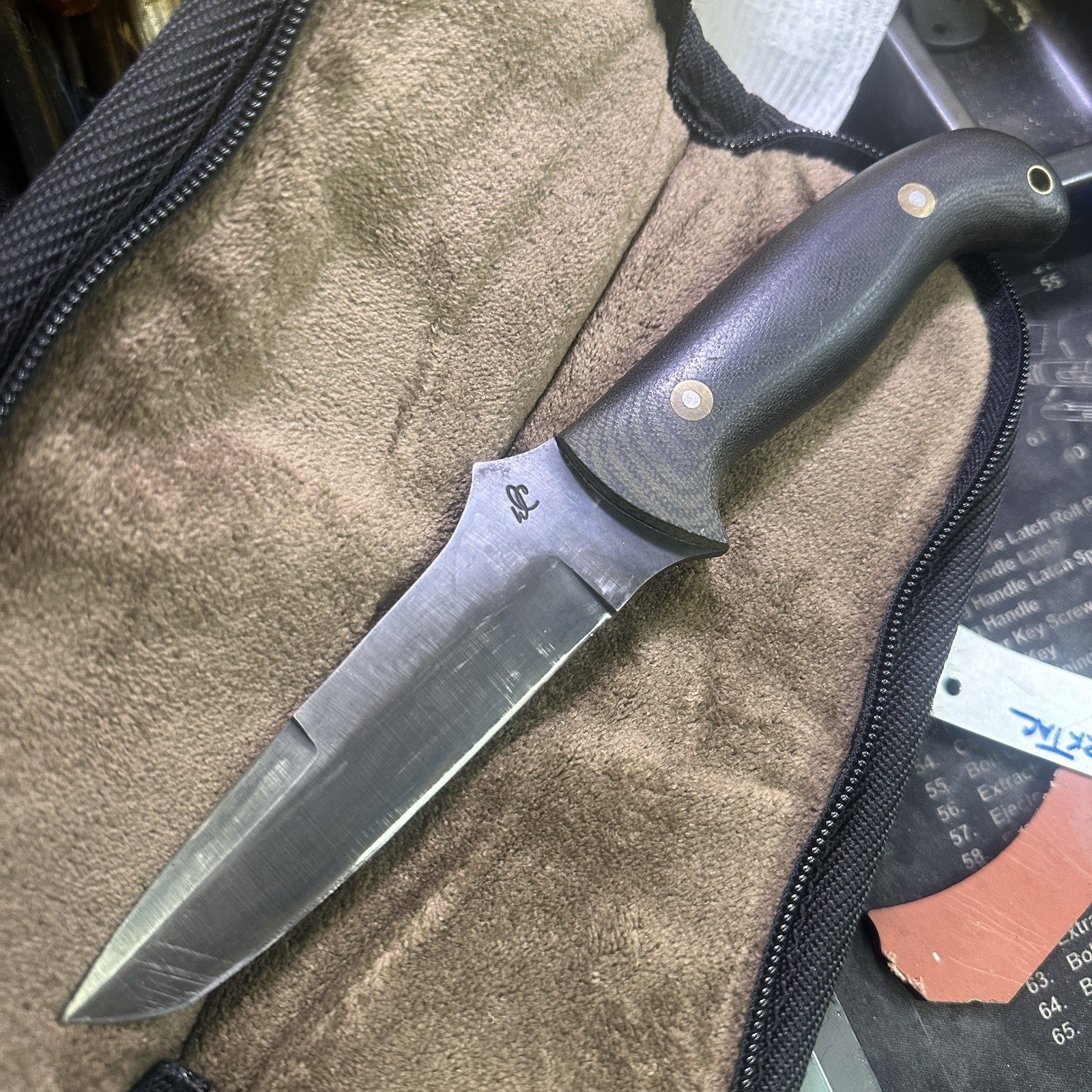 BLIND HORSE Knives Dan Collins Custom Tanto Fighter BHK 2010 BLIND HORSE Knives Dan Collins Custom Tanto Fighter BHK 2010