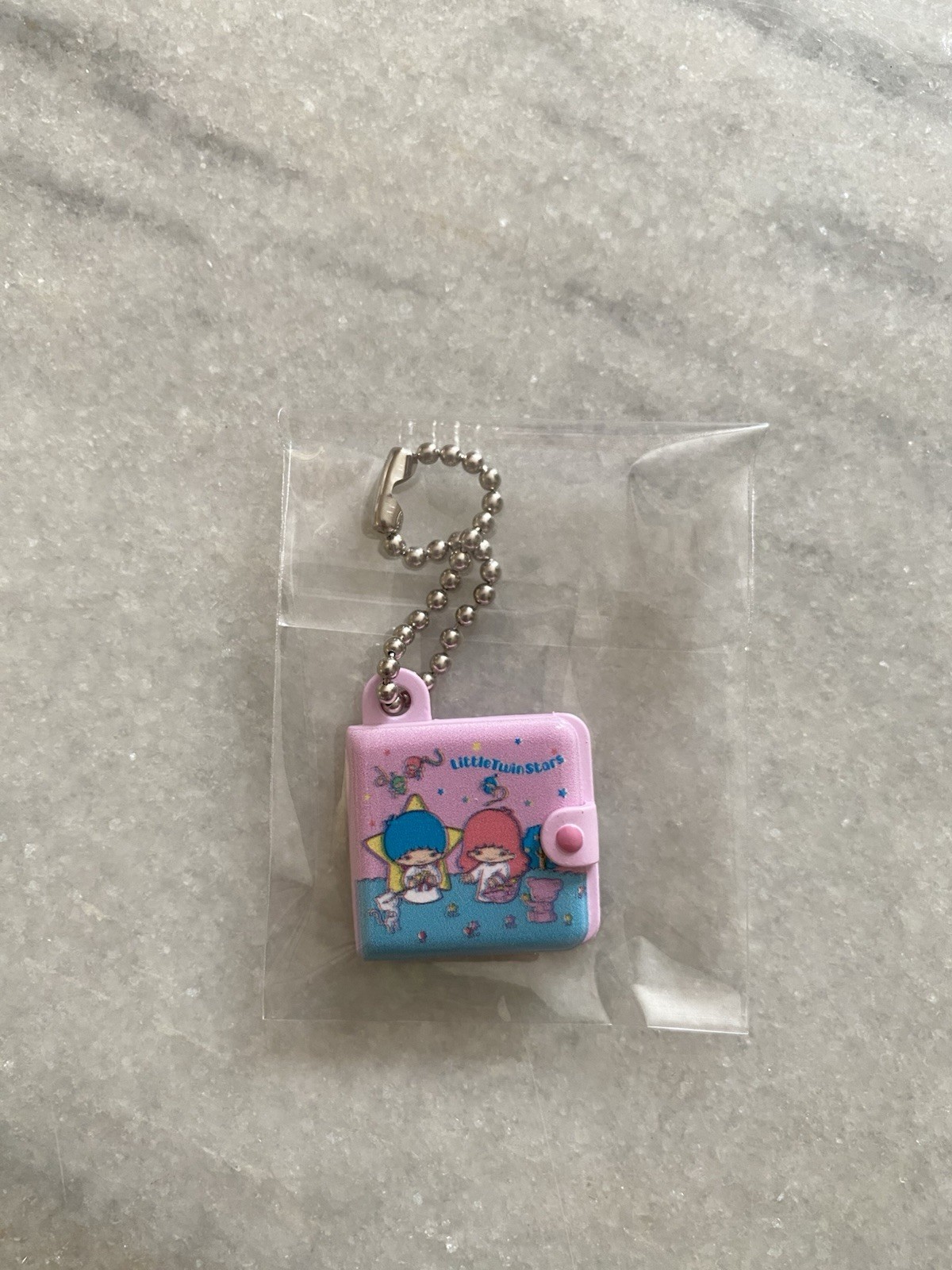 Bandai Little Twin Stars Retro Miniature Charm Wallet Kiki Lala Japan Gashapon