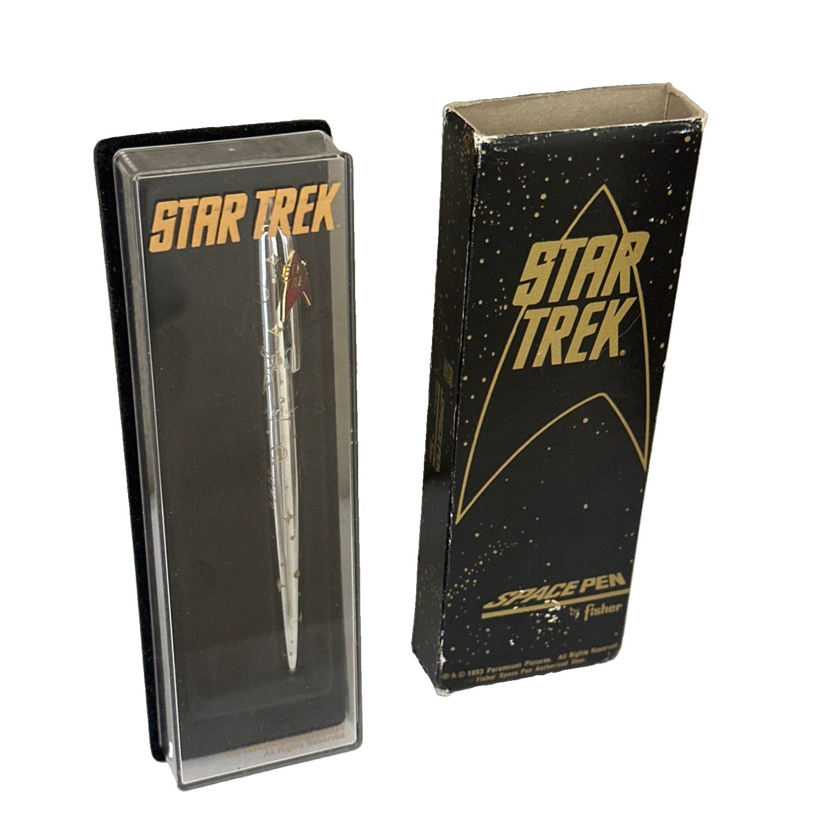 Vintage 1993 Star Trek Fisher Space Pen AG-7 Pen made In the USA. Rare