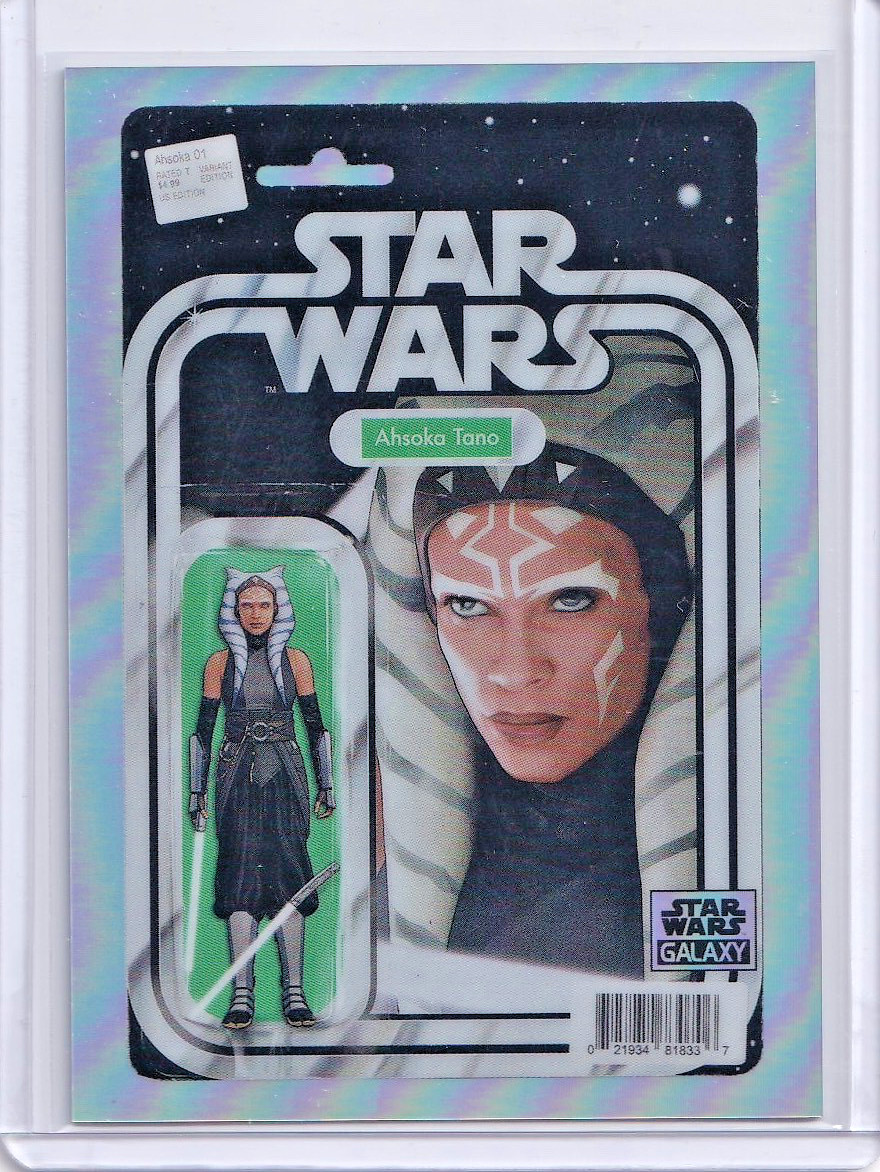 2026 Topps Chrome Star Wars Galaxy #VC-17 Ahsoka Tano Comicfractor Case Hit SP 2026 Topps Chrome Star Wars Galaxy #VC-17 Ahsoka Tano Comicfractor Case Hit SP