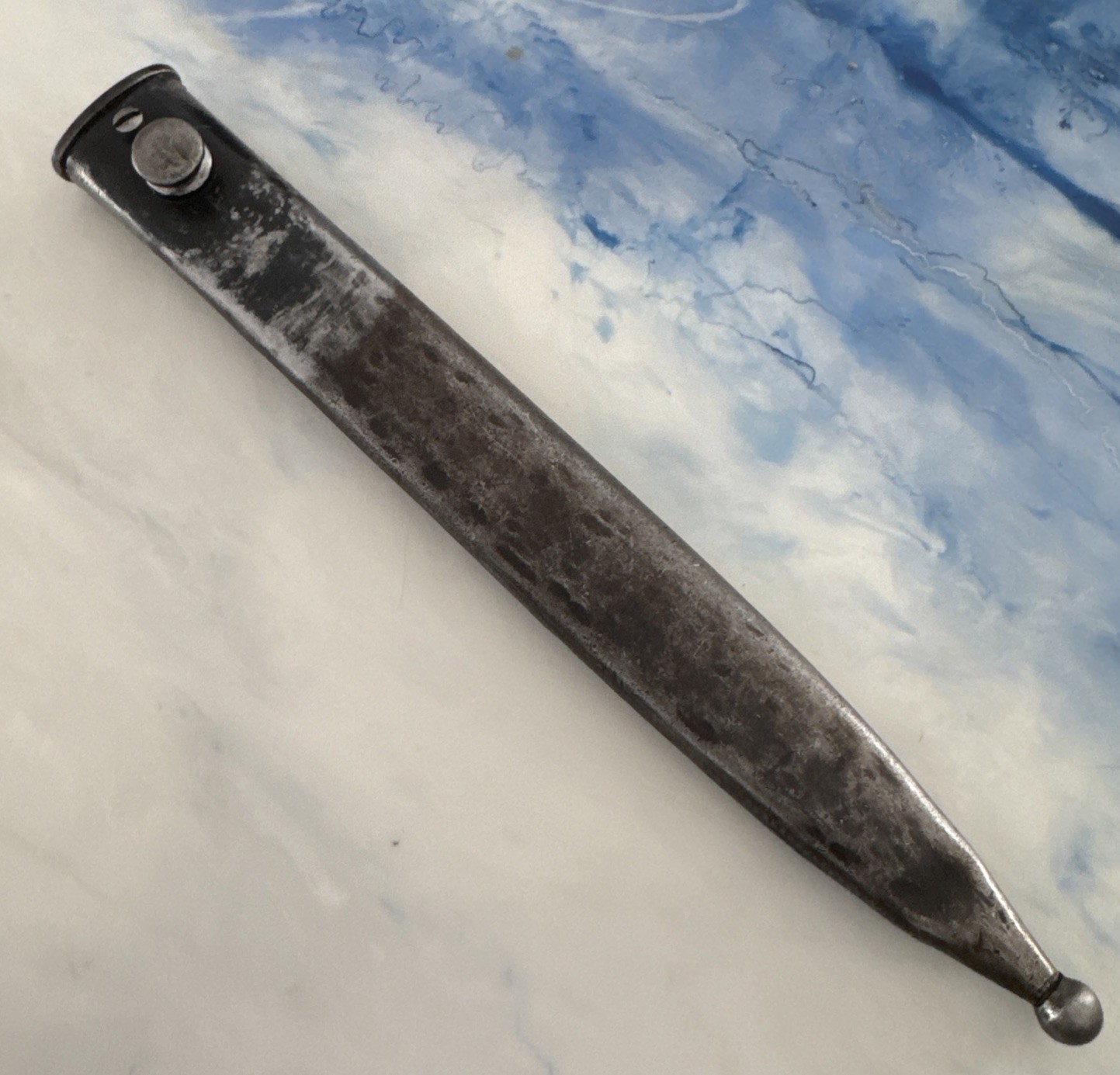 turkish model 1935 mauser M-1 garand bayonet scabbard 1938 turkey turk turkish model 1935 mauser M-1 garand bayonet scabbard 1938 turkey turk