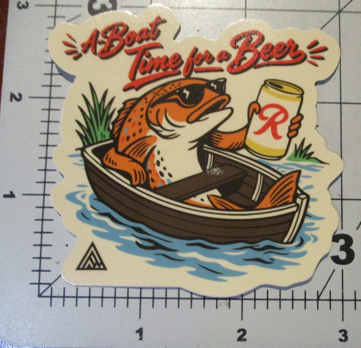 RAINIER BREWING Washington Great PNW fishboat STICKER decal craft beer brewery J