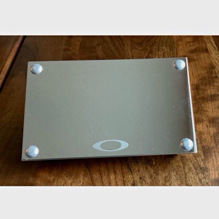 Original Oakley Silver sunglass display mirror brand new in box I have a bunch Original Oakley Silver sunglass display mirror brand new in box I have a bunch