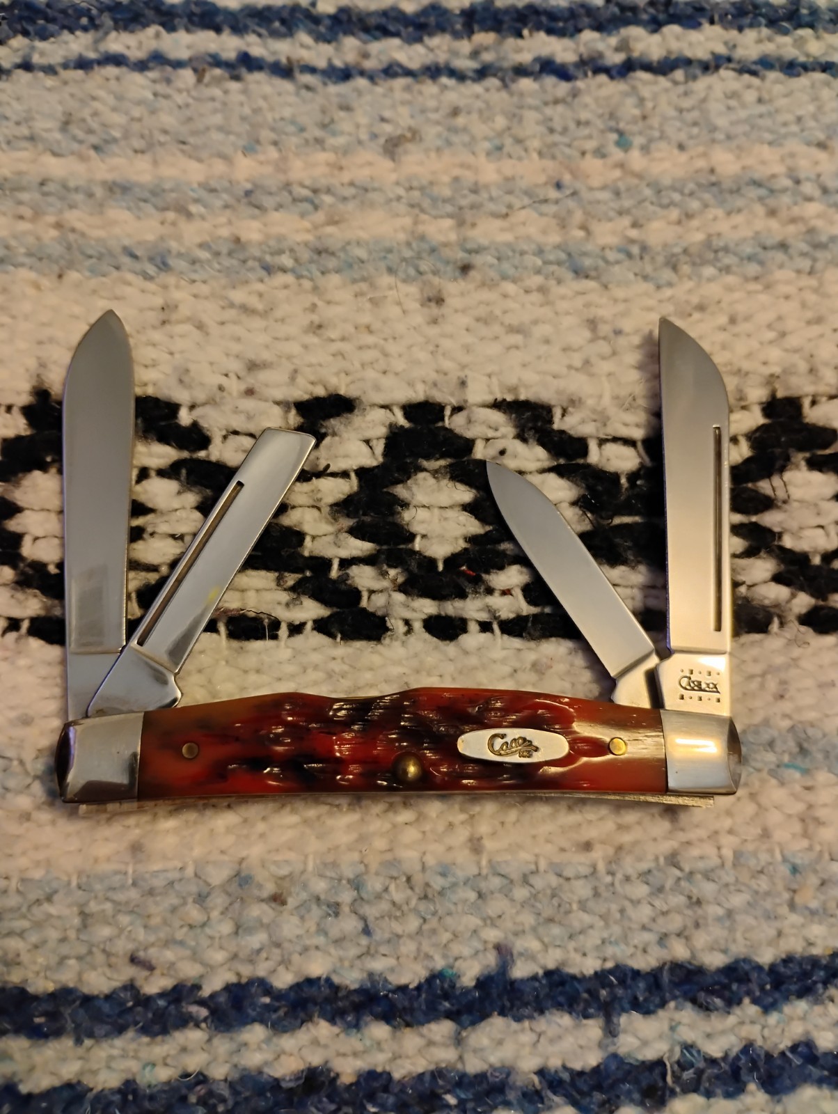 2000 CASE XX 64052 SS CONGRESS Autumn Bone Handles Pocket Knife 