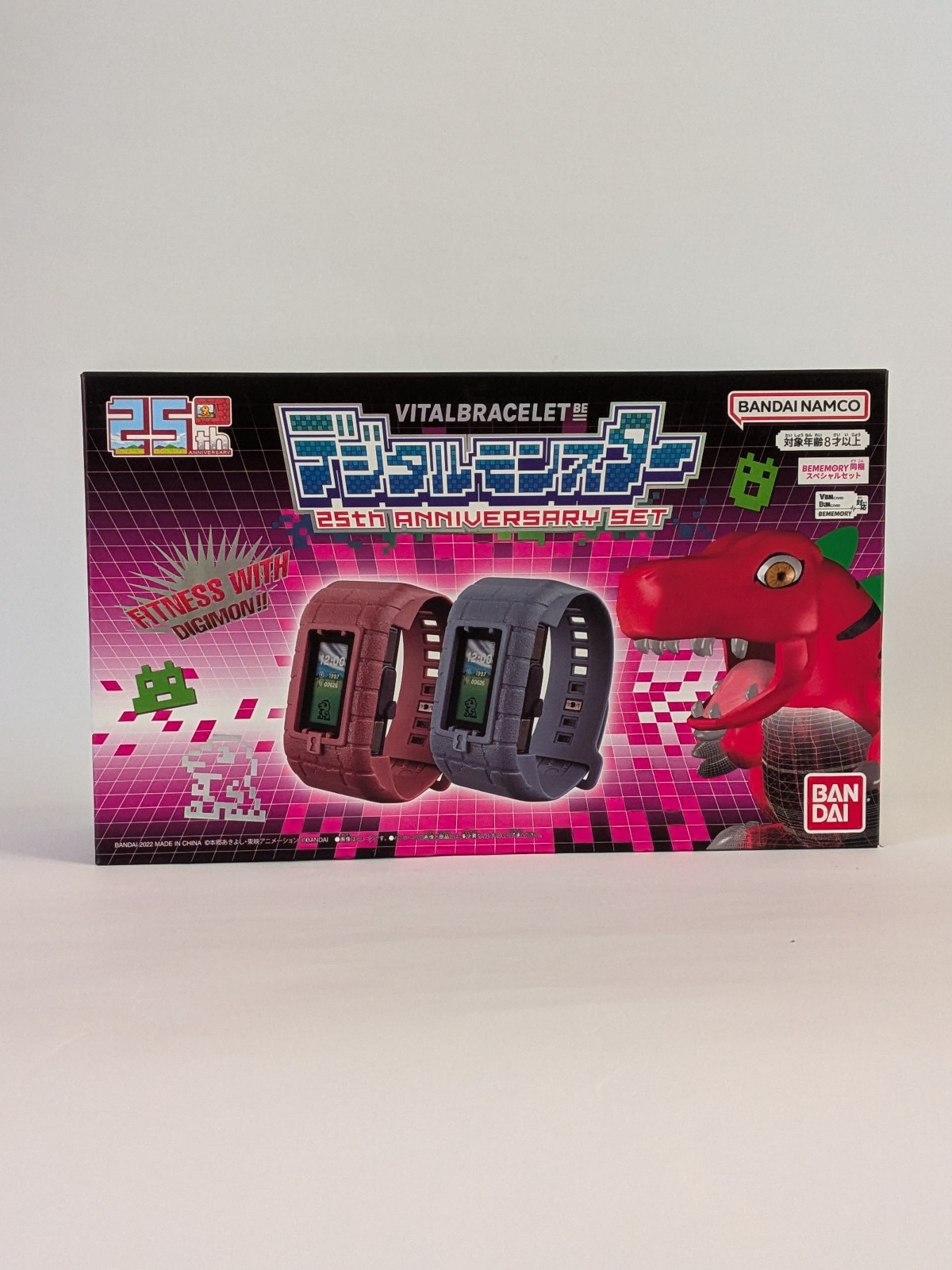 Bandai Digimon 25th Anniversary set Vital bracelet BE Digital Monster New Sealed