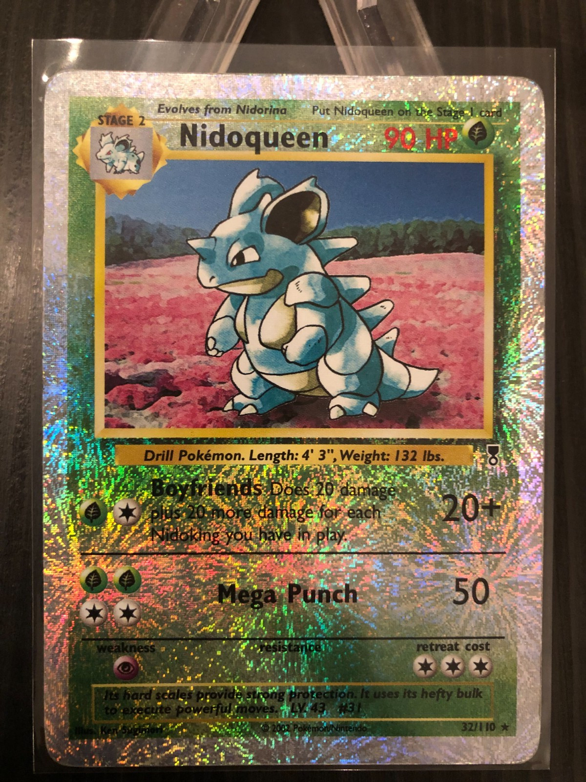 Nidoqueen 32/110 Legendary Collection Reverse Holo (English) Pokemon 2002 MP Nidoqueen 32/110 Legendary Collection Reverse Holo (English) Pokemon 2002 MP