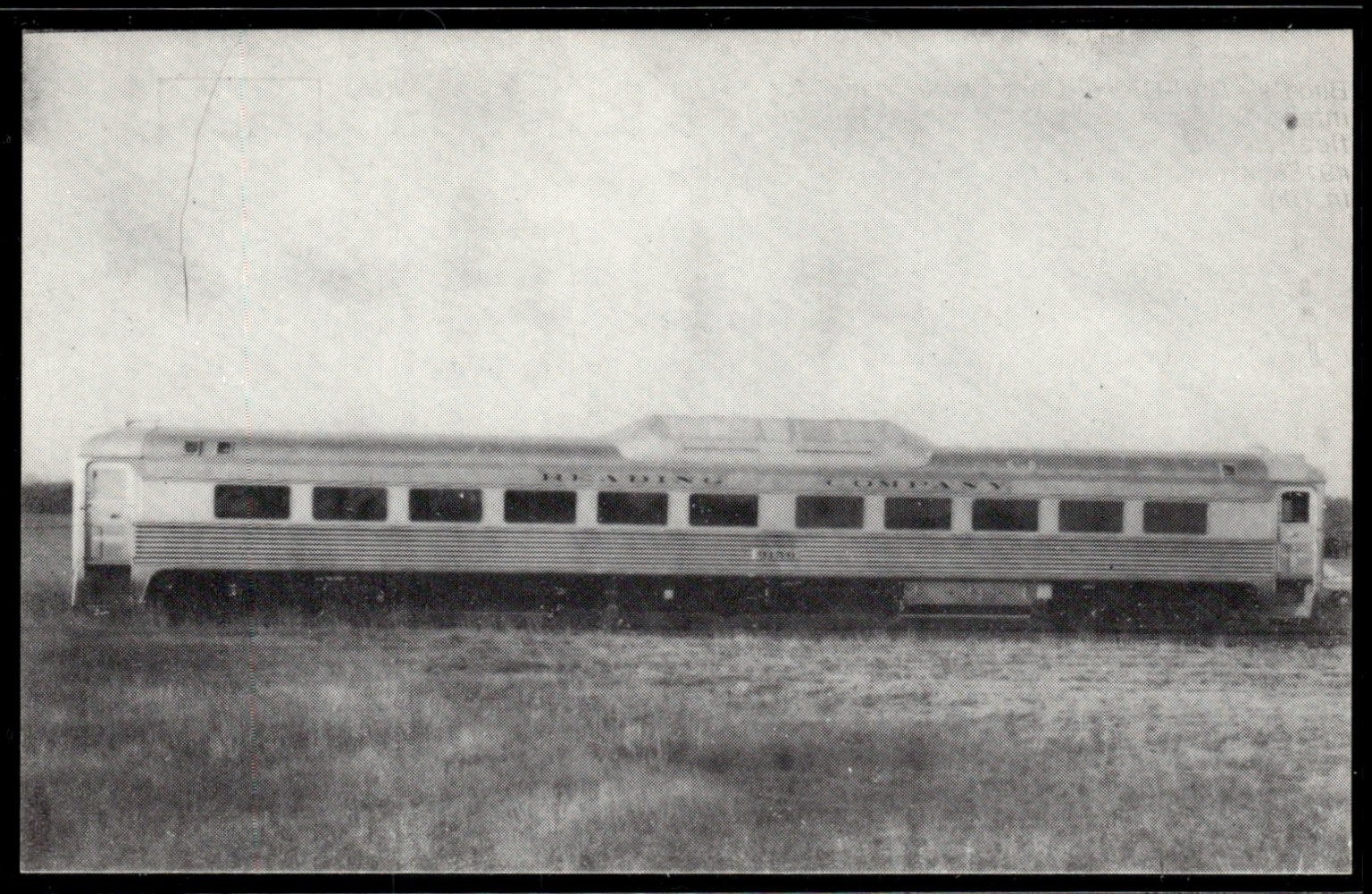 1982 Reading Company Budd Rail Diesel Car RDC #9156 Train Postcard