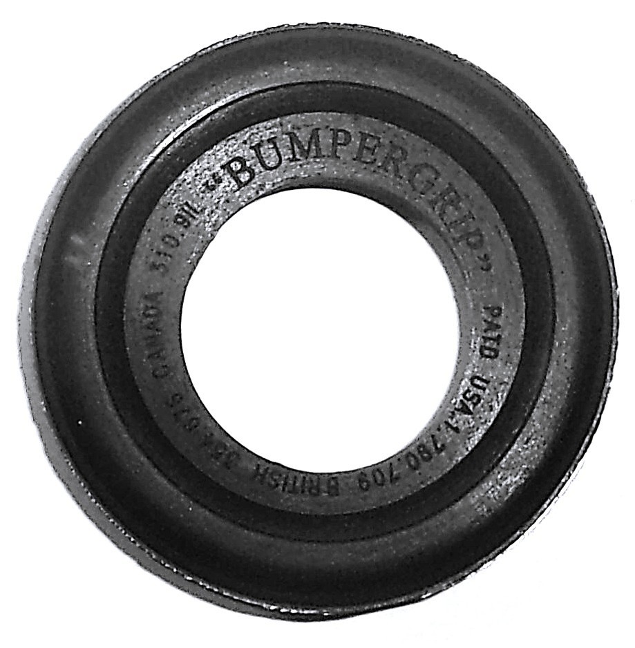 NOS Justrite Carbide Miner's Lamp rubber bottom Bumper grip part NEW OLD STOCK