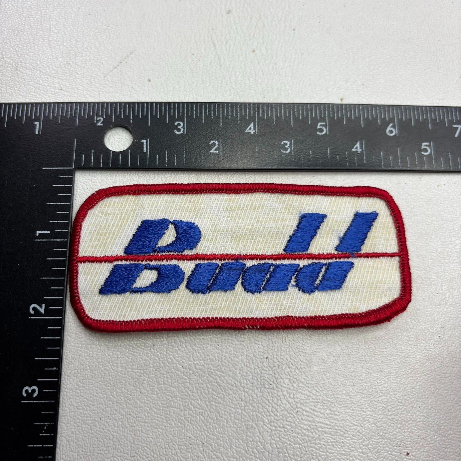 Vintage c 1980s / 90s BUDD RAIL DIESEL CAR Buddliner Railcar Railroad Patch 58MA
