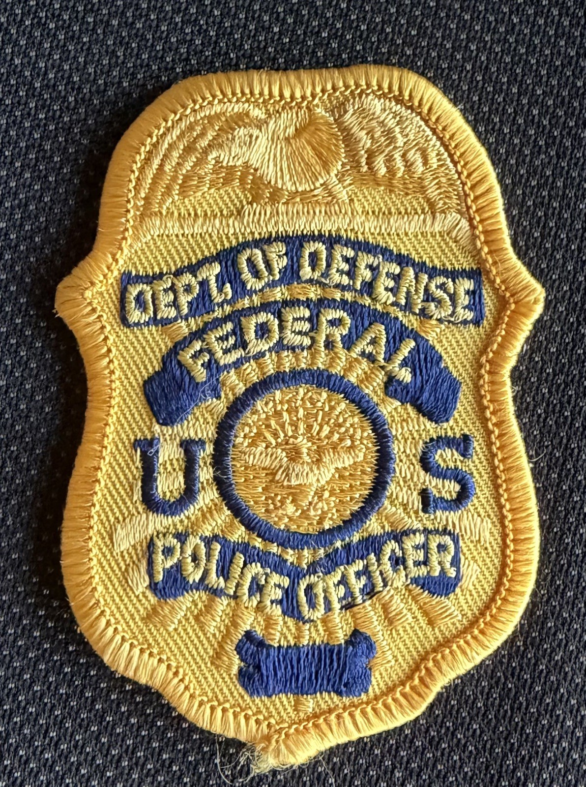 US Dept. of Offense Federal Police Officer Patch 3”