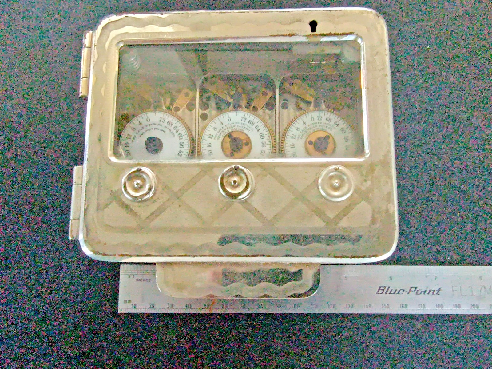 Antique Yale & Towne Triple L Safe Bank Vault Time Lock 3 Movement