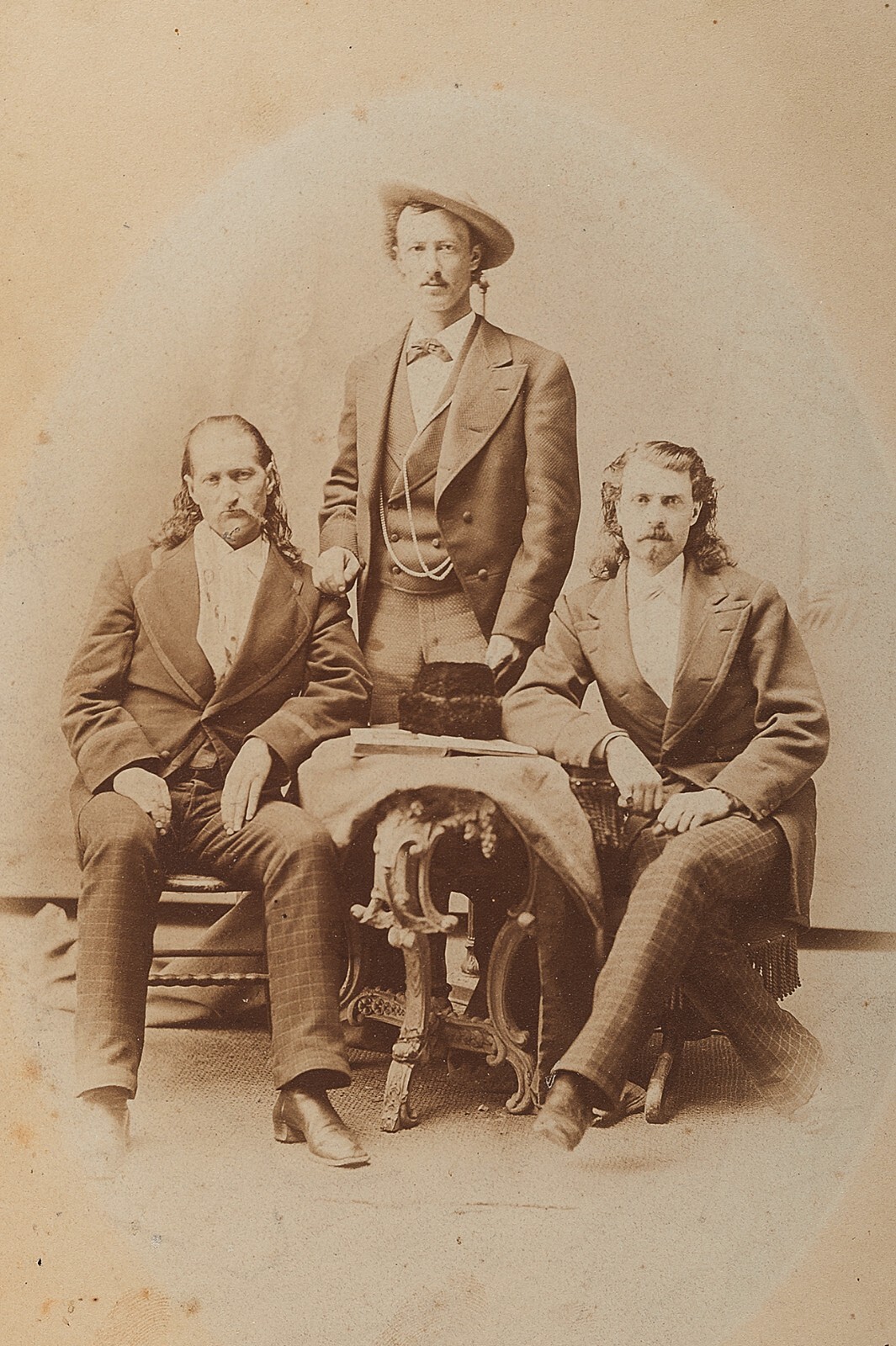 Wild Bill Hickok - Texas Jack - Buffalo Bill Portrait - 1873 - 5 x 7 Photo Print