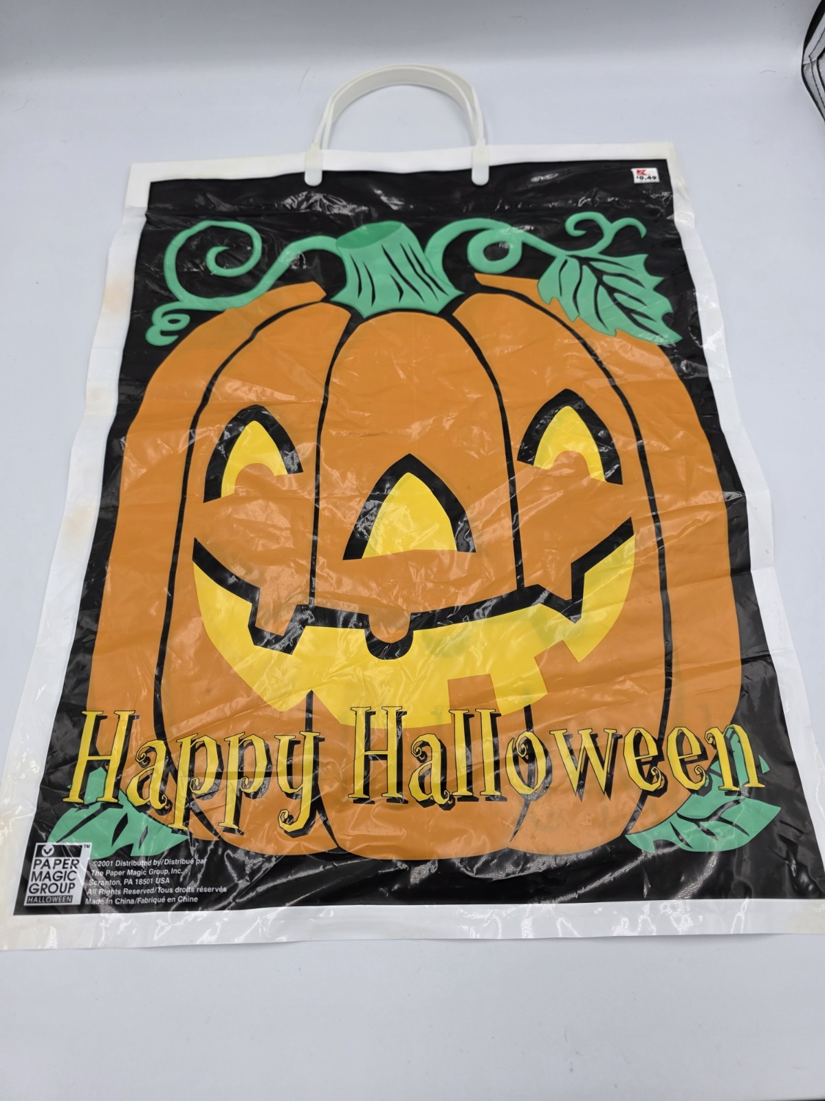 Vintage Happy Halloween Trick Or Treat Bags. Set Of 4 Kmart NOS Y2K