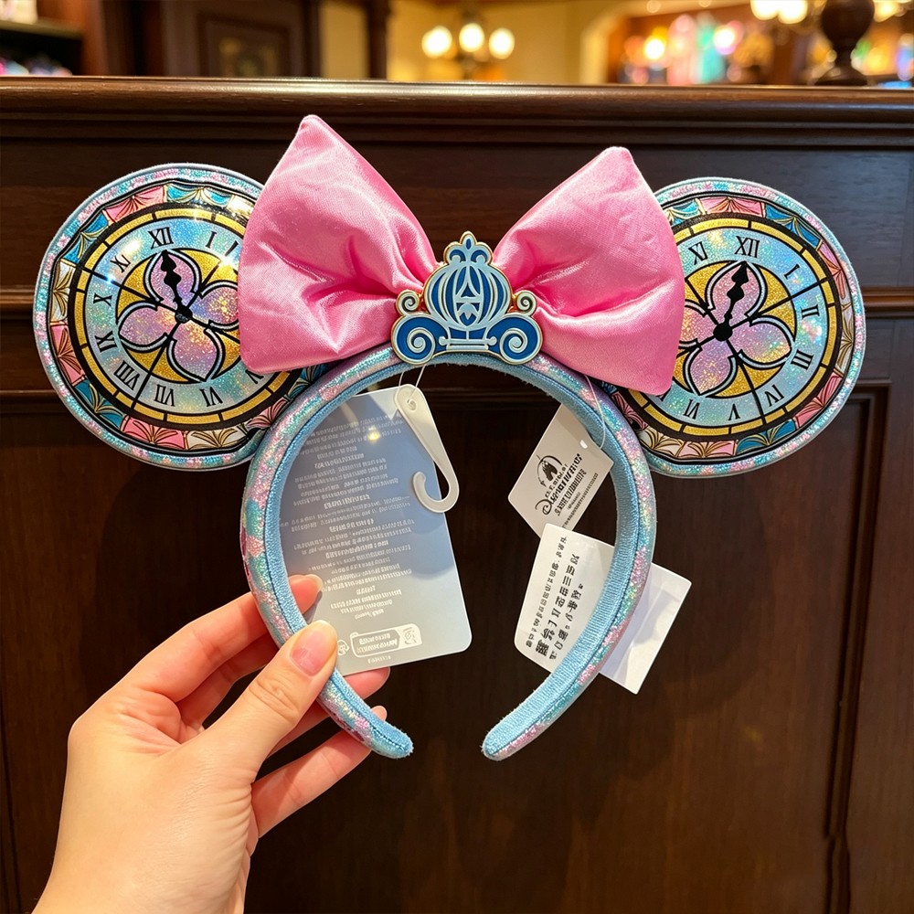 2026 Loungefly Disney‘Parks Cinderella Stained Glass Mouse Ears Headband US POST