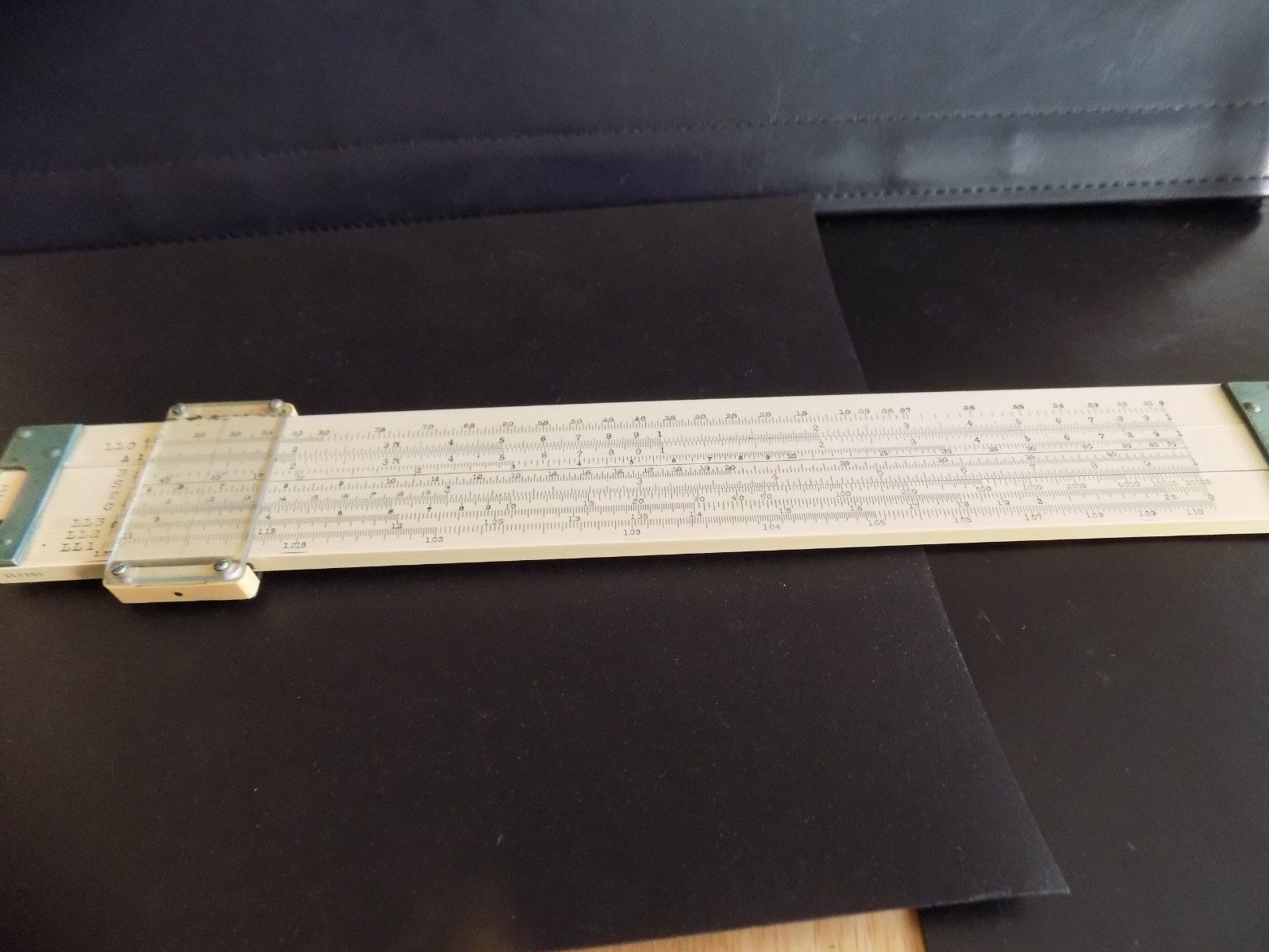 Vintage Keuffel and Esser Slide Rule  4092-3S with Leather Case