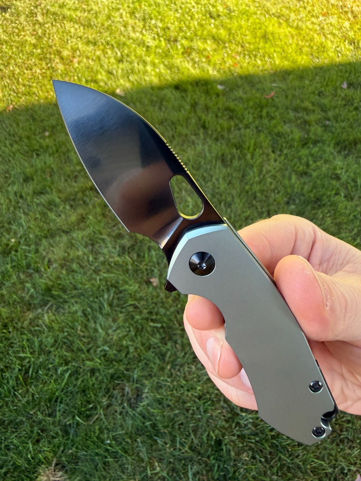 GiantMouse Riv Ti Mint Ace Folding Knife - Unused Pristine Condition