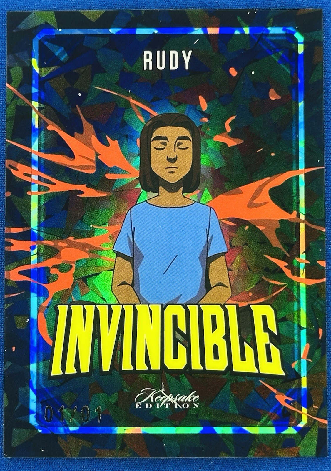 2026 Keepsake Invincible Season 2 NYCC Cracked Ice Rudy 1/1 Black 2026 Keepsake Invincible Season 2 NYCC Cracked Ice Rudy 1/1 Black
