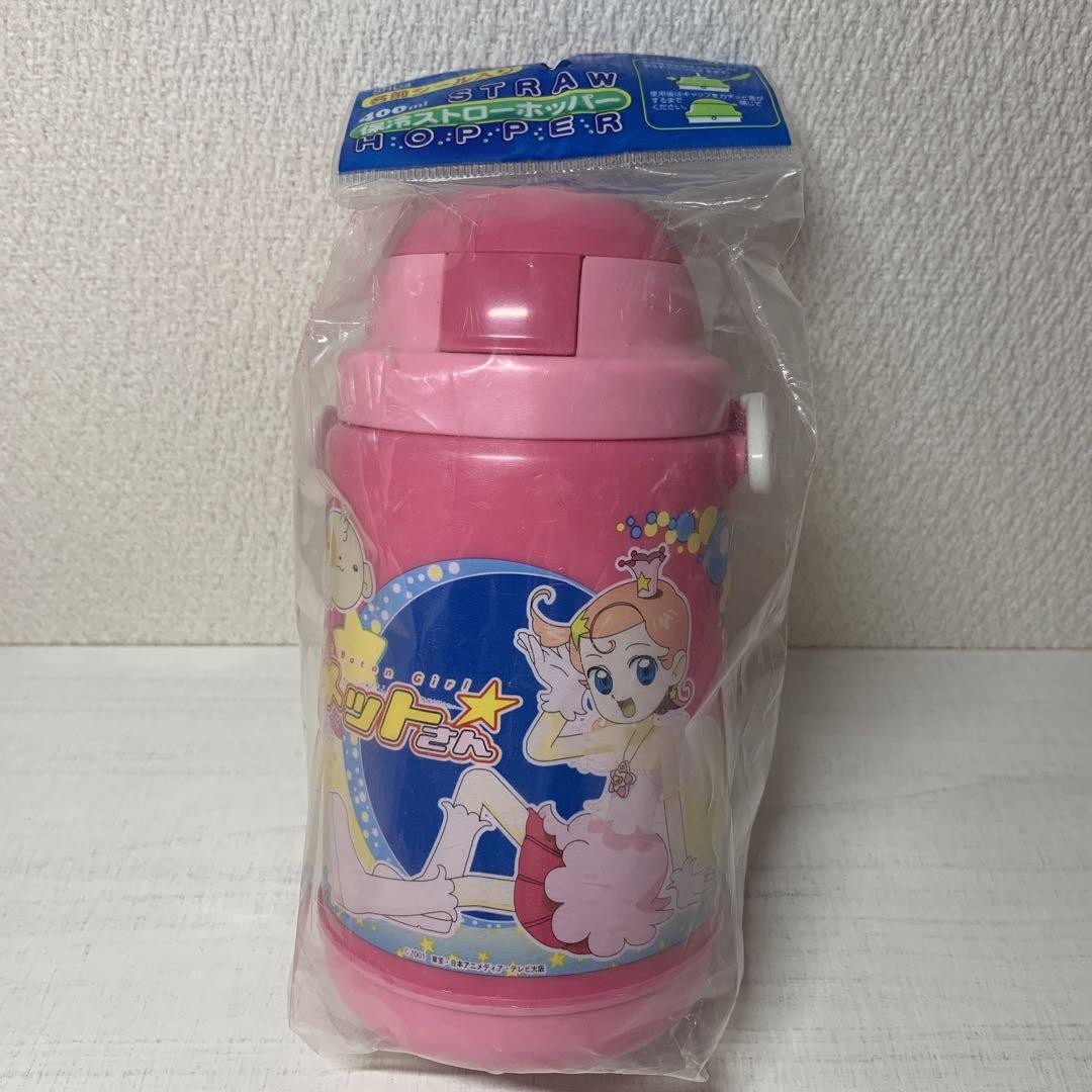 Rare Comet-san anime version, original water bottle, insulated straw hopper