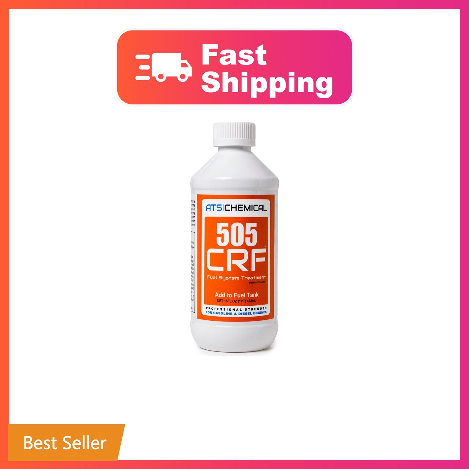ATS Chemical 505 CRF Fuel System Treatment - 16 oz Powerful Carbon and Inject...