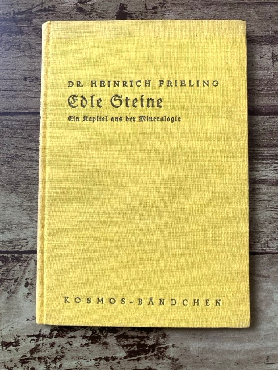 Excellent condition Rare 1937 Published Mineral Foreign Book / Vintage Mineral P