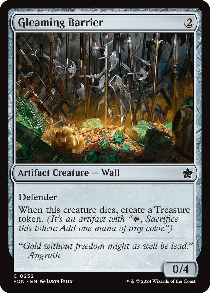 MTG - GLEAMING BARRIER FOUNDATIONS 252 FDN C LP