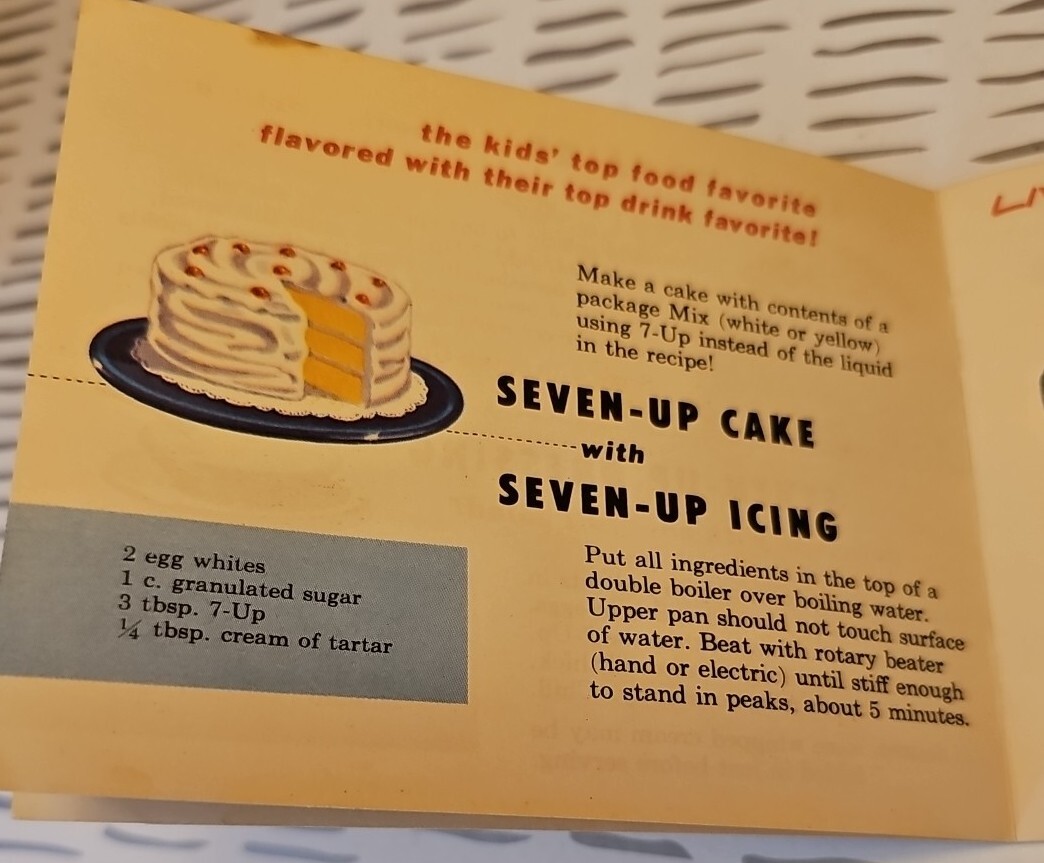 1953 Vintage 7 Up Recipe Booklet 1953 Vintage 7 Up Recipe Booklet