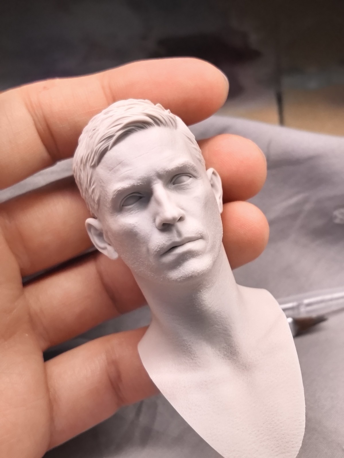 custom  1/6  unpainted head Person of Interest