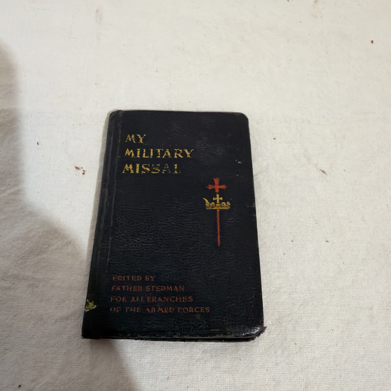 WWII  “My Military Missal” prayer book, edited by Father Stedman - Vintage
