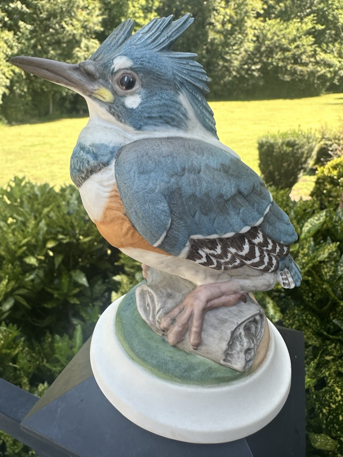 Vintage Boehm Fledgling Kingfisher 449 Bird Figurine 6.25 Vintage Boehm Fledgling Kingfisher 449 Bird Figurine 6.25