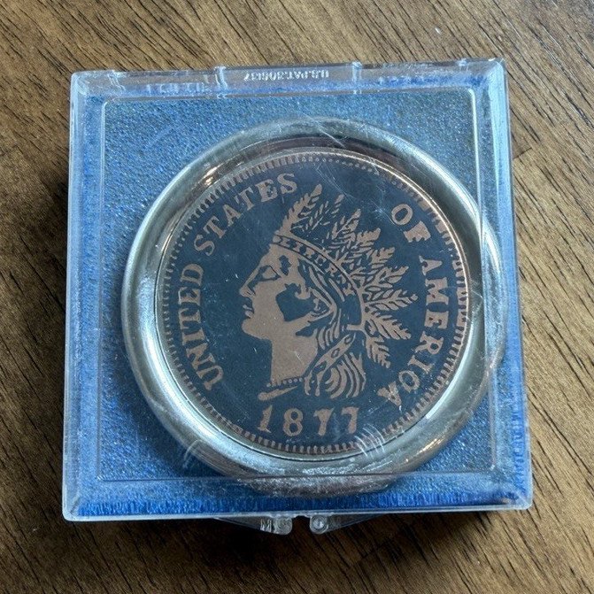1817 Eagle Coin #001: Vintage WINCO Tobacco Lid 1817 Eagle Coin Skoal Copenhagen