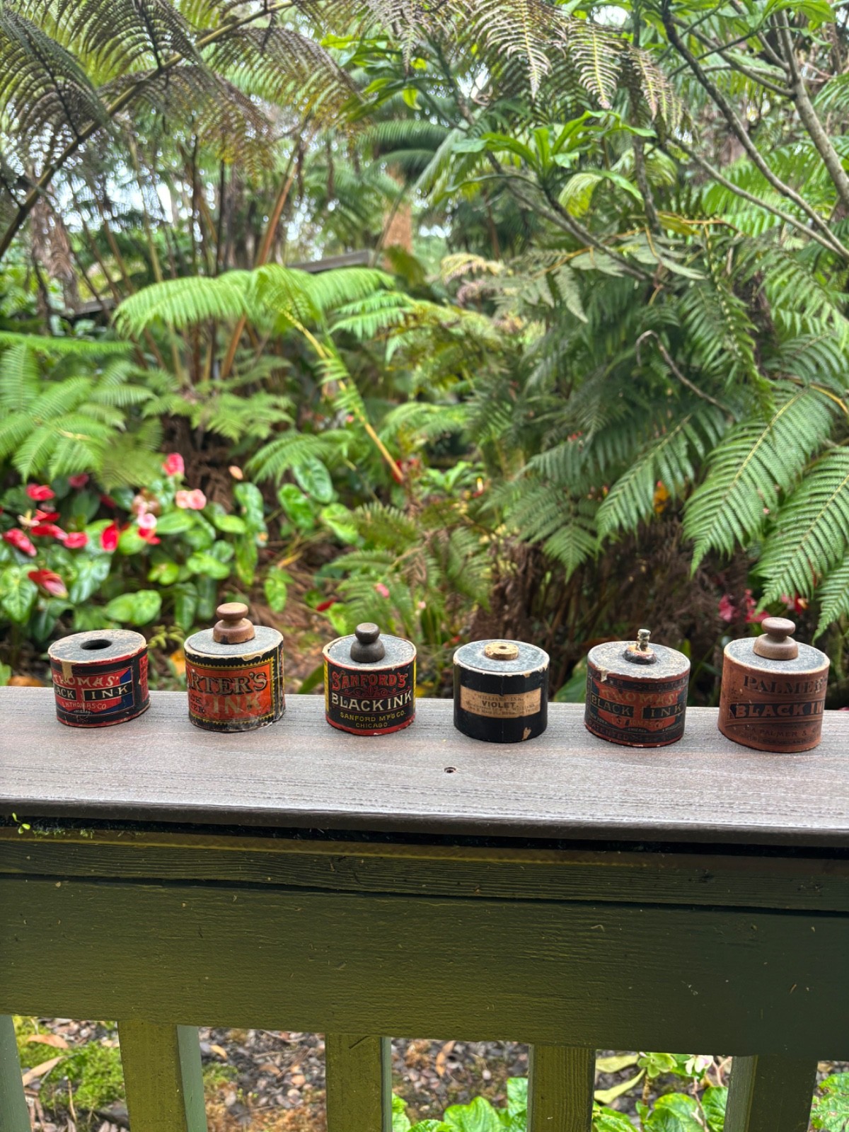 Paper Ink Bottles (6) Antique. Very Rare Paper Ink Bottles (6) Antique. Very Rare