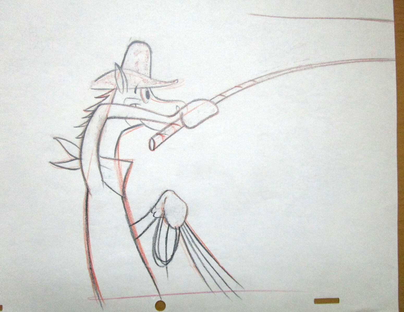 1959 QUICK DRAW MCGRAW OPENING HANNA-BARBERA ORIGINAL PRODUCTION cel DRAWING 1959 QUICK DRAW MCGRAW OPENING HANNA-BARBERA ORIGINAL PRODUCTION cel DRAWING