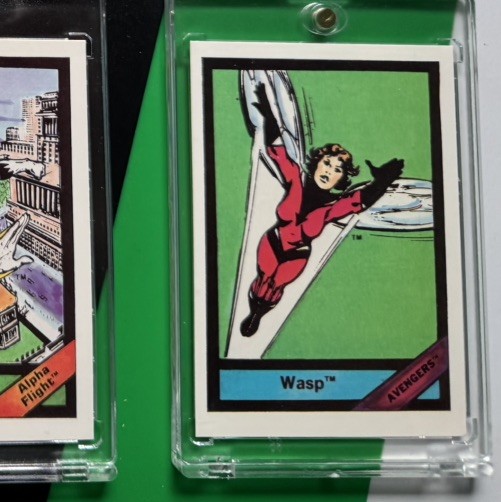 Rare WASP #32 /1987 Marvel Universe Series 1 / AVENGERS Comic Images Rare WASP #32 /1987 Marvel Universe Series 1 / AVENGERS Comic Images
