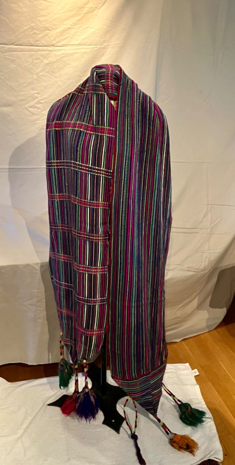 VINTAGE GUATEMALAN HANDWOVEN HEADSCARF NEBAJ VINTAGE GUATEMALAN HANDWOVEN HEADSCARF NEBAJ