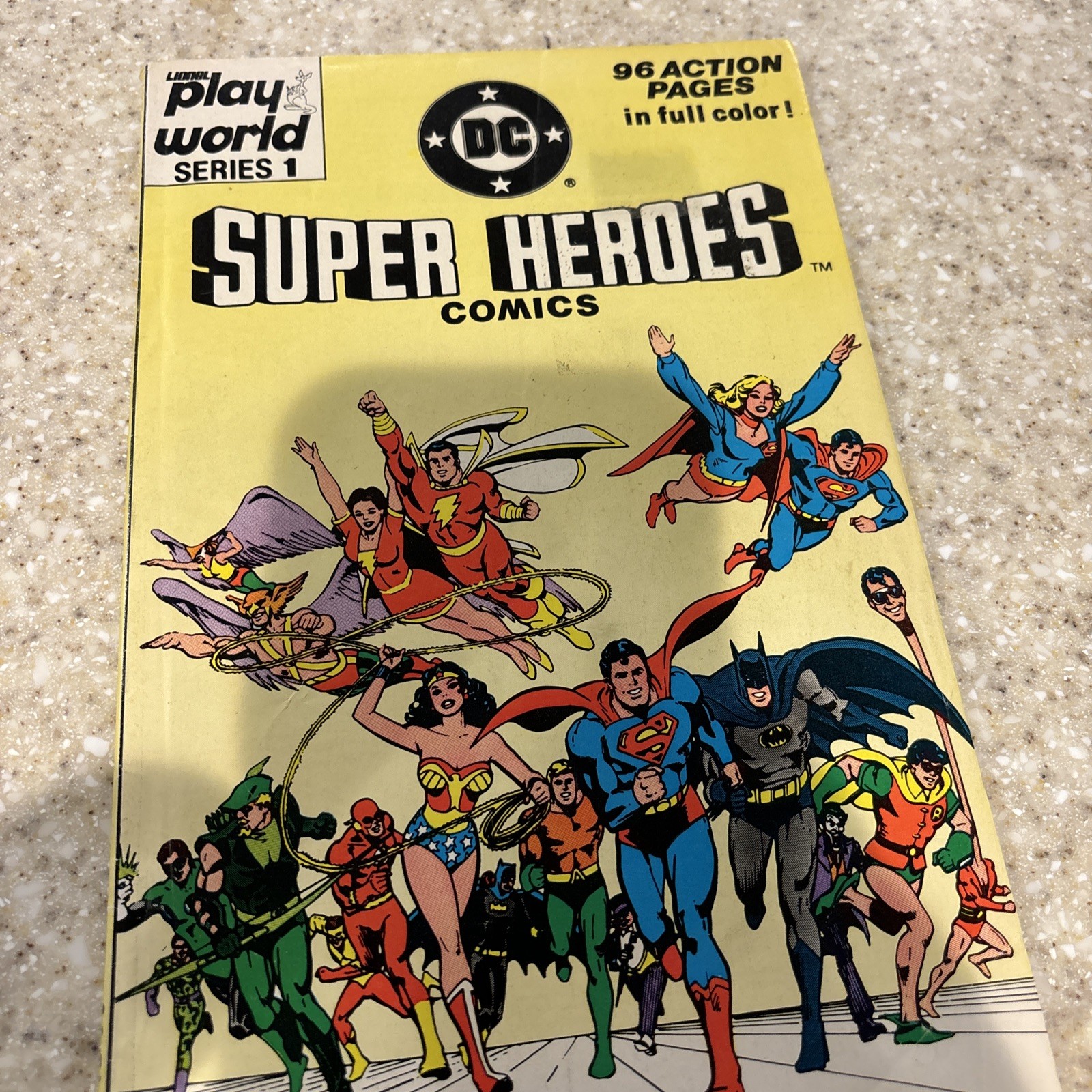 Lionel Play World Super Heroes Comics #1 1980- DC Superman Batman FN- Lionel Play World Super Heroes Comics #1 1980- DC Superman Batman FN-