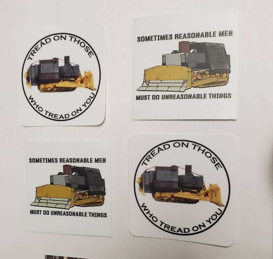 KILL DOZER Marvin Heemeyer stickers KILL DOZER Marvin Heemeyer stickers