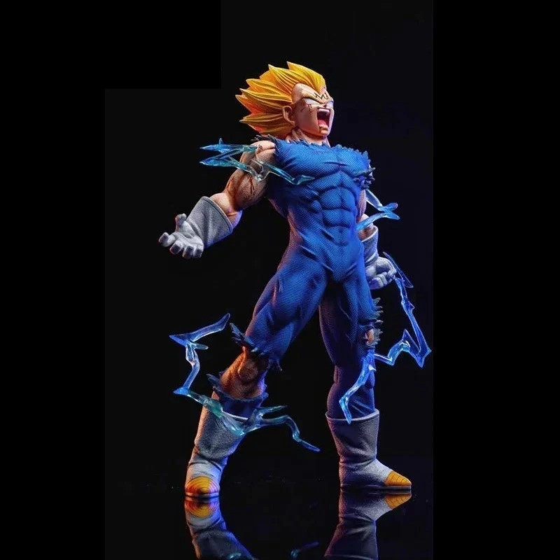 27cm Majin Vegeta Super Saiyan Anime Action Figure PVC Statue Collectible Toy