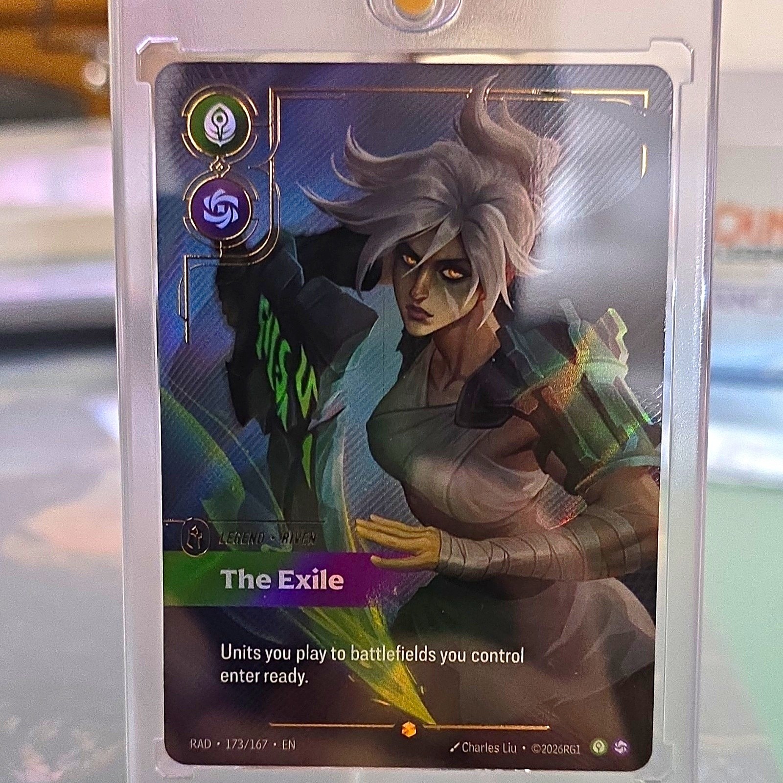 Riot Games League of Legends Riftbound The Exile Holofoil EN RAD-173/167