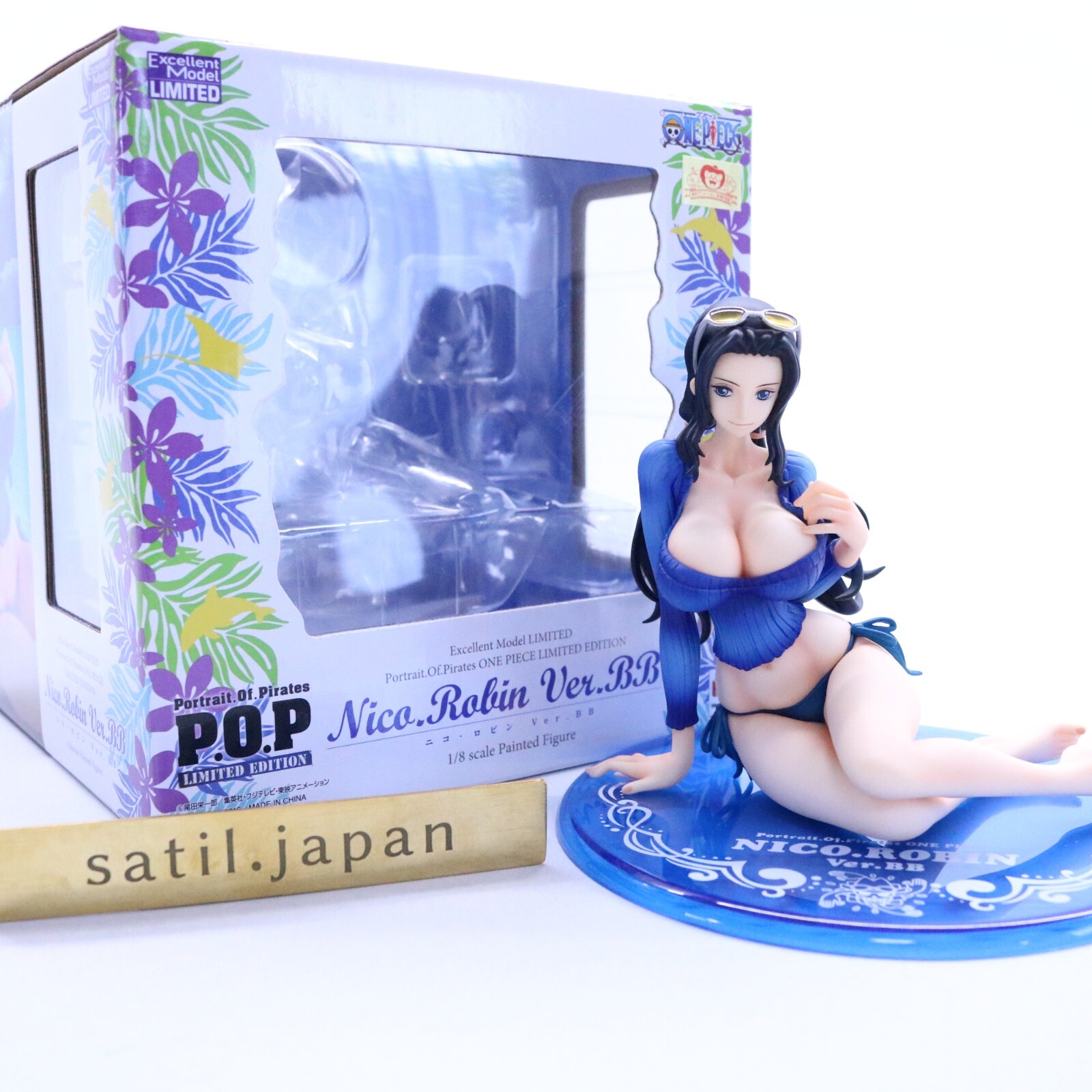 [USED] MegaHouse Portrait.Of.Pirates One Piece Nico Robin Ver.BB 1/8 Figure