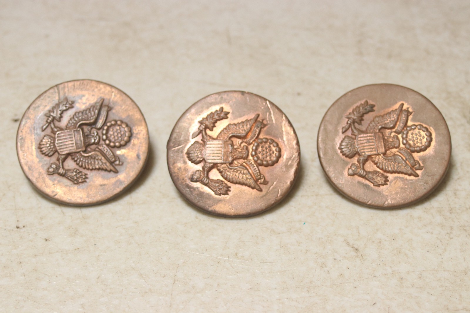 Vintage Copper Eagle Bridle Rosette's Vintage Copper Eagle Bridle Rosette's